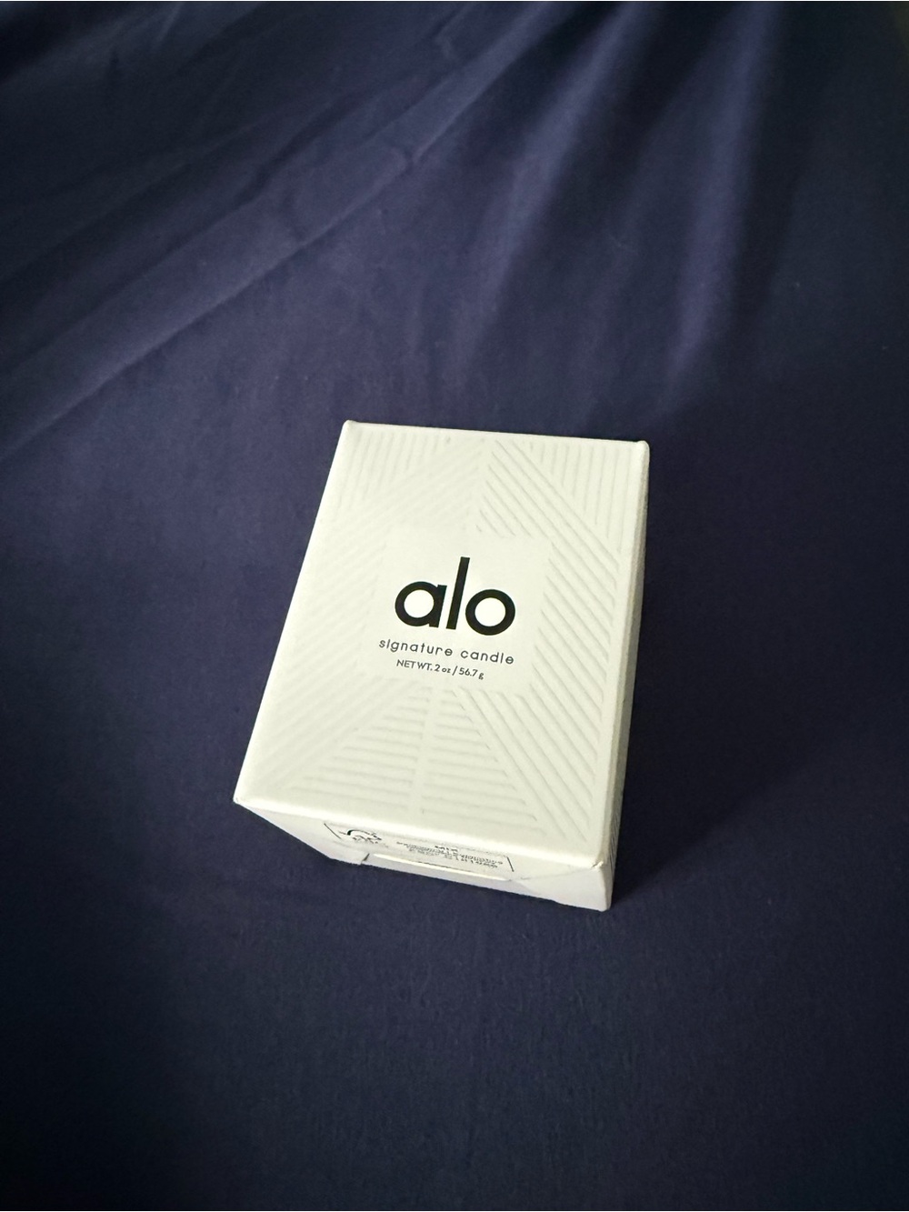 ALO Yoga Signature Candle — White Packaging